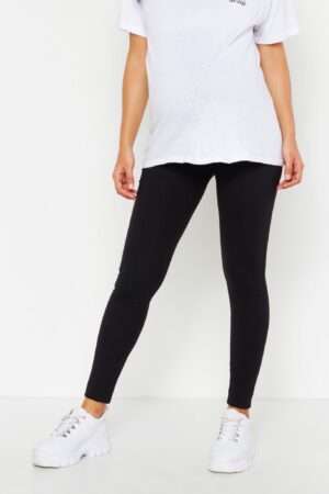 X4E208 BOOHOO MATERNITY KLASYCZNE LEGGINSY 38 M - obrazek 4