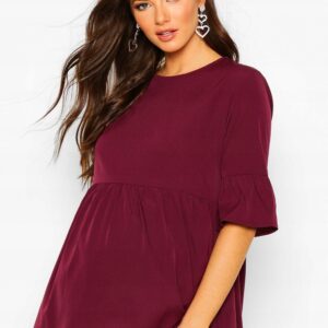 Z5C306 BOOHOO MATERNITY BLUZKA Z BASKINKĄ 40 L