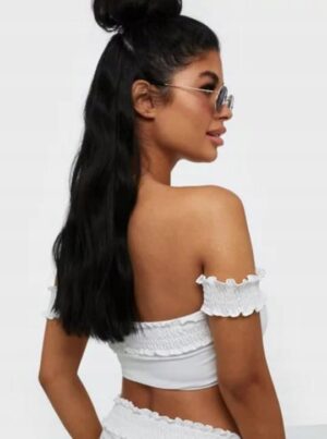 Z4E007 NLY BEACH TOP GÓRA OD BIKINI FALBANA M - obrazek 2