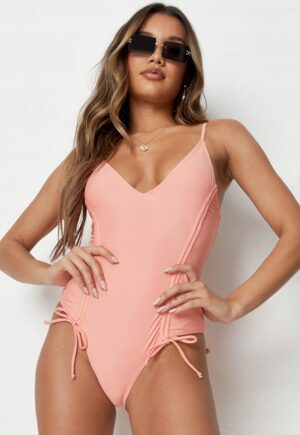 M6C209 MISSGUIDED BRZOSKWINIOWY STRÓJ KĄPIELOWY 36