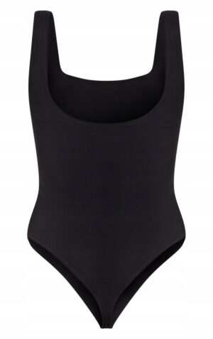 X0D009 DOPASOWANE CZARNE BODY NA RAMIĄCZKACH PRETTYLITTLETHING 42 - obrazek 6