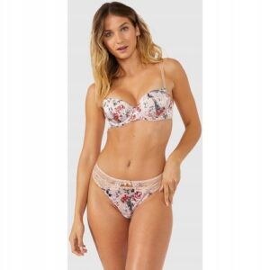 M5B114 DEBENHAMS KORONKOWE FIGI FLORAL WZÓR 40 L