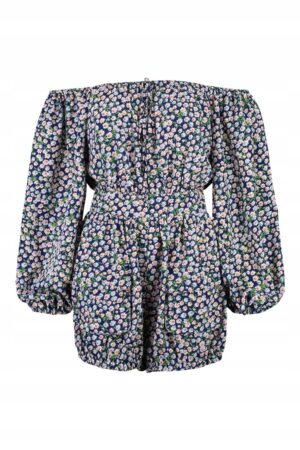 X8C114 BOOHOO DAMSKI KOMBINEZON W KWIATY 42 XL - obrazek 5