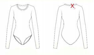 Z5E209 BRĄZOWE BODY PRĄŻKOWANE Z DŁUGIM RĘKAWEM BOOHOO PLUS 52 - obrazek 6