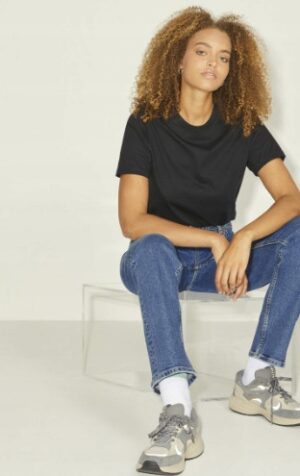 M1F006 JJXX DAMSKIE PROSTE SPODNIE JEANSOWE STRAIGHTNIEBIESKIE 29/34 - obrazek 4