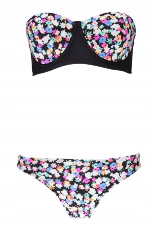 Z3G114 BOOHOO BIKINI GÓRA Z FISZBINAMI L L - obrazek 2