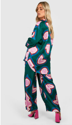 X9F107 BOOHOO PLUS SIZE KOSZULA DAMSKA PRINT 44 - obrazek 2
