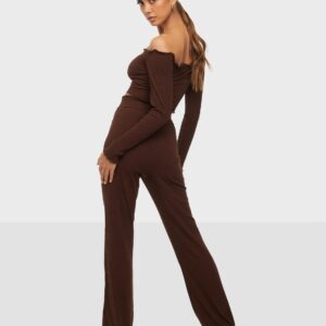 X4D204 NELLY BRĄZOWY KTÓTKI TOP PRĄŻKI 34 XS