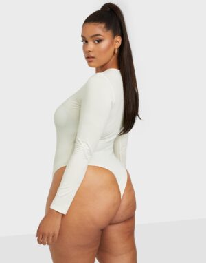 X3E008 DOPASOWANE KLASYCZNE BODY Z DŁUGIM RĘKAWEM NELLY XS - obrazek 8