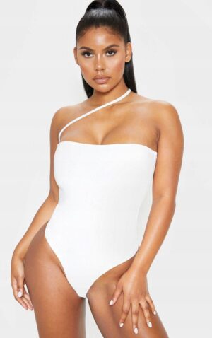 X6B123 PRETTYLITTLETHING BODY DAMSKIE ECRU S - obrazek 2