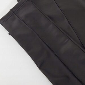 X8E306 ASOS CZARNE LEGGINSY IMITACJA SKÓRY DAMSKIE NA CO DZIEŃ S