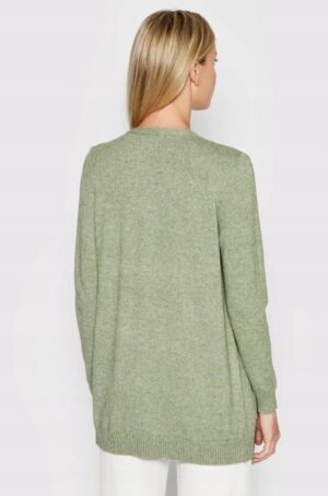 X9F007 ONLY SWETER DAMSKI ZIELONY KARDIGAN S S - obrazek 3