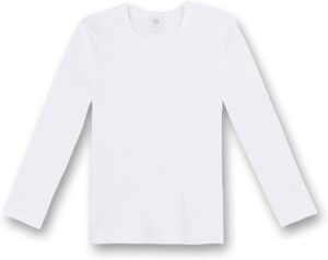 Z0G211 SANETTA BLUZKA DZIECIĘCA BIAŁA BASIC 128