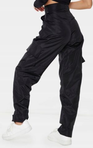 X5E004 PLT CZARNE SPODNIE JOGGERY CARGO SHELL 40 L - obrazek 5