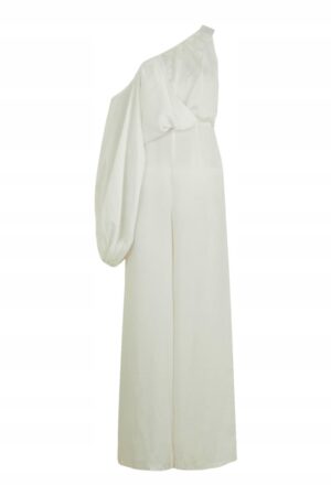 X3A107 BOOHOO DAMSKI BIAŁY KOMBINEZON ASYMETYCZNY 46 3XL 3XL - obrazek 3