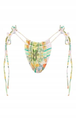 M1F317 WZORZYSTE FIGI OD BIKINI WIĄZANE NA BOKACH PRETTYLITTLETHING 40 - obrazek 4