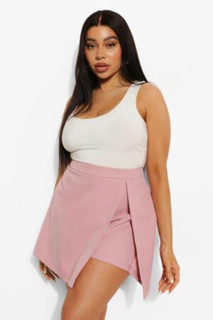 X6D213 BOOHOO PLUS RÓŻOWE SPODENKI XXL - obrazek 2