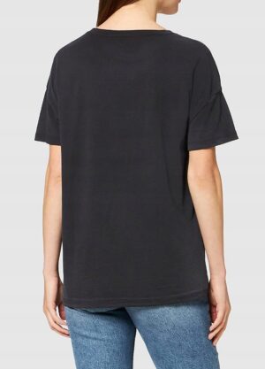 M0A023 ONLY T-SHIRT DAMSKI CZARNY Z NADRUKIEM M - obrazek 3