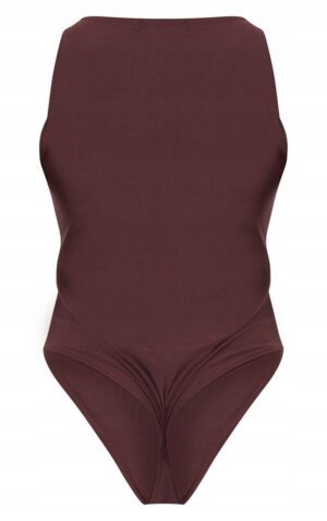 X9F010 DOPASOWANE BRĄZOWE BODY PRETTYLITTLETHING 38 - obrazek 6