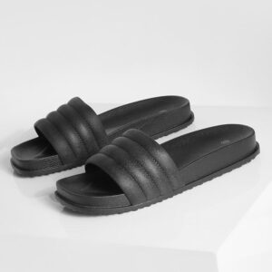 S0A014 BOOHOO PROSTE CZARNE MATOWE KLAPKI 37