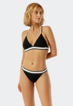X9C023 SCHIESSER CZARNY DÓŁ OD BIKINI FIGI 42 XL - obrazek 2