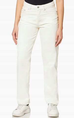 X3A116 JACK JONES JEANSY DAMSKIE ECRU PROSTE 32/32 - obrazek 2