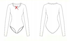 Z6F206 NELLY DOPASOWANE BODY DŁUGI RĘKAW 34 XS - obrazek 9