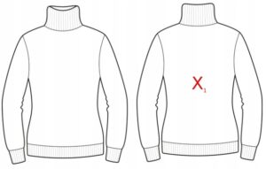 X6B214 PIECES DAMSKI SWETER ZIELONY 38M M - obrazek 4