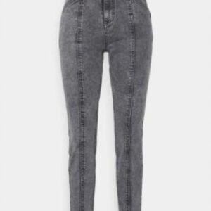 Z3C104 B.YOUNG SZARE JEANSY MOM REGULAR FIT 32