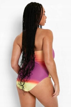 X9D306 BOOHOO PLUS STRÓJ KĄPIELOWY OMBRE 4XL - obrazek 3