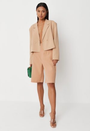 M1G005 MISSGUIDED CIELISTE DŁUŻSZE SPODENKI 34 - obrazek 2