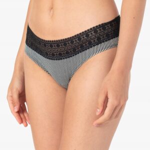 X8B320 ESPRIT WZORZYSTE DAMSKIE FIGI 3 PACK Z KORONKĄ XXL