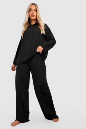 Z3F313 BOOHOO PLUS CZARNA BLUZKA PRĄŻKOWANA 44 XXL - obrazek 4