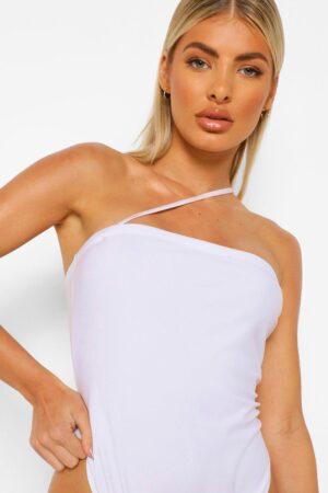 Z3G010 BOOHOO BIAŁY STRÓJ KĄPIELOWY XL XL