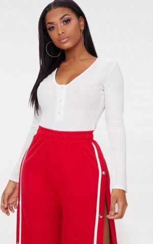 Z7F102 DOPASOWANE BIAŁE ODY PRĄŻKOWANE PRETTYLITTLETHING 36 - obrazek 6