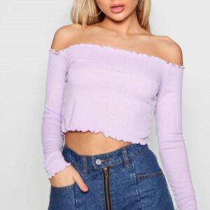 Z6D010 BOOHOO RÓŻOWA BLUZKA TOP PRĄŻKI L-XL L-XL
