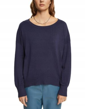 V2A123 DAMSKI GRANATOWY SWETER L