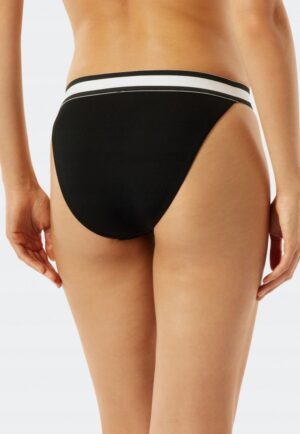 X9C023 SCHIESSER CZARNY DÓŁ OD BIKINI FIGI 42 XL - obrazek 3