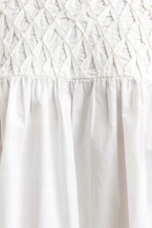 M4E011 NA-KD BIAŁA SUKIENKA OVERSIZE BOHO 34 XS - obrazek 2