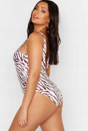 X3C019 BOOHOO BIAŁY STRÓJ KĄPIELOWY 44XXL XXL - obrazek 4