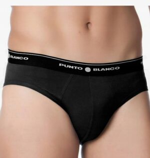 M5A125 PUNTO BLANCO SLIPY MĘSKIE CZARNE 3-PACK L