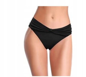 M0G321 SHEKINI DAMSKI DÓŁ OD BIKINI CZARNY S