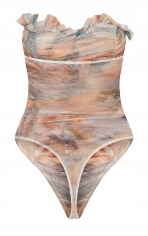 M0D102 TIULOWE BODY ODKRYTE RAMIONA OMBRE PRETTYLITTLETHING 34 - obrazek 7