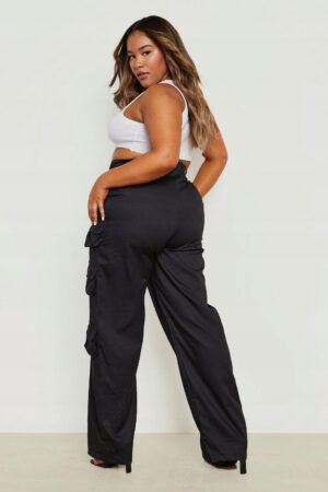 X9G102 BOOHO SZEROKIE SPODNIE PLUS SIZE 5XL - obrazek 4