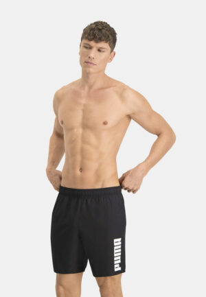 Z2G014 PUMA SPODENKI KĄPIELOWE MĘSKIE CZARNE Z LOGO XXL - obrazek 2