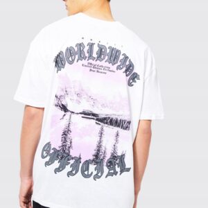 X9C304 BOOHOO PODKOSZULEK MĘSKI BIAŁY OVERSIZE XS