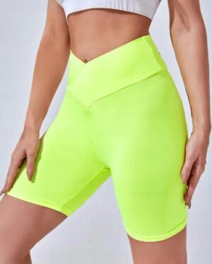Z2B108 SHEIN NEONOWE LEGGINSY KOLARKI XS - obrazek 3
