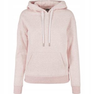 X0E103 URBAN CLASSICS BLUZA Z KAPTUREM RÓŻOWA XS