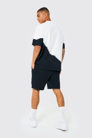 X5F015 BOOHOO KRÓTKI ZESTAW MĘSKI OVERSIZED M M - obrazek 3