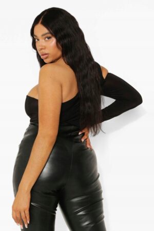 X2D106 BOOHOO PLUS CZARNE BODY ASYMETRYCZNE 54 7XL 7XL - obrazek 4
